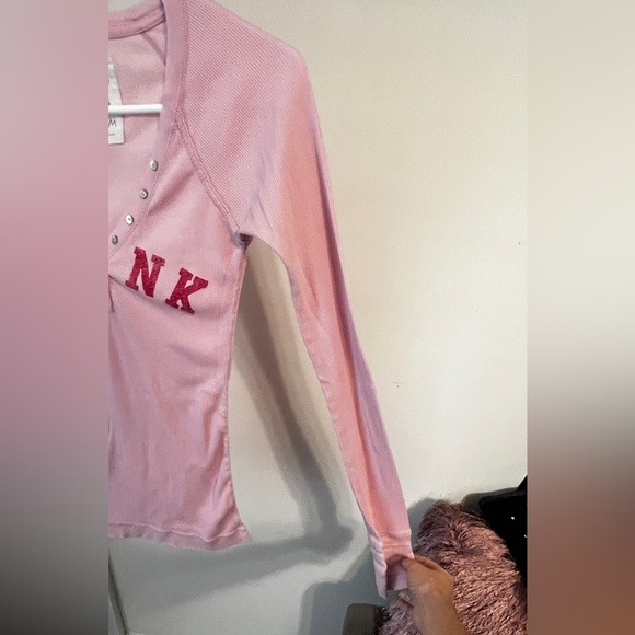 Y2K PINK Victoria’s Secret Knit Top - Picture 5 of 6